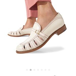 The Office of Angela Scott Miss Nora Cream Loafers